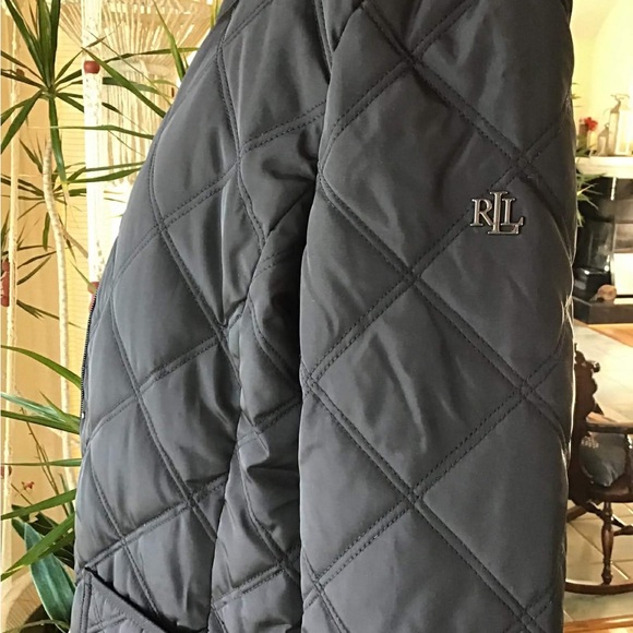 Ralph Lauren Equestrian womens Black Quilted Jacket size S - Picture 10 of 10